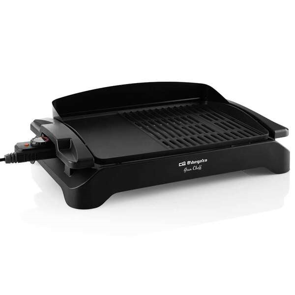Orbegozo BC 4000 Barbacoa Electrica de Sobremesa - Potente y Versatil para Grandes Reuniones - Doble Zona de Grill y Plancha - F