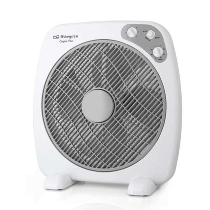 Orbegozo BF 0140 Ventilador Portatil con Difusor Rotativo y Temporizador - Ideal para Oficina, Camping y Habitaciones PequeÃ±as - Silencioso y Potente