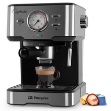 Orbegozo Cafetera Espresso EX 5500 Orbegozo - Intenso Cafe Cremoso con Aroma a Grano Recien Molido - Presion de 20 Bar y 1100W d