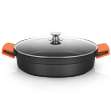 Orbegozo CDB 1036 Cacerola Aluminio Fundido - Versatilidad y Seguridad en la Cocina - DiseÃ±o Ergonomico - Asas de Silicona - An