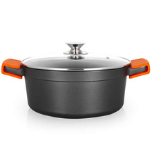 Orbegozo CDH 3028 - Cacerola de Aluminio Fundido - Cocina con Seguridad y Versatilidad - Antiadherente y Apta para Todo Tipo de