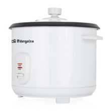 Orbegozo CO 3031 Cocedor de Arroz - Cocina Arroz sin Pegarse - Capacidad 1.8L - Vaporera Incluida - Apagado Automatico - Durabil