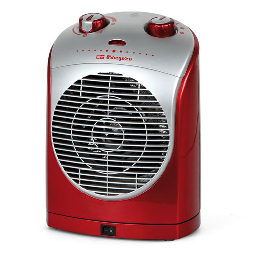 Orbegozo FH 5025 Calefactor con Ventilador - Potencia 2200W - Oscilante - Base Antideslizante - Indicador Luminoso - Proteccion