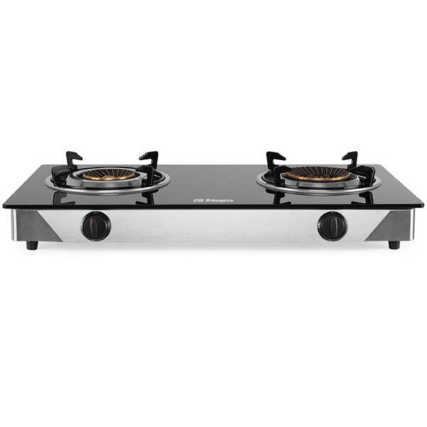 Orbegozo FO 2720 Hornillo a Gas Elegance - Encendido Piezoelectrico - Quemadores de Triple Corona - Seguridad Ffd - Diseño Resis (1)