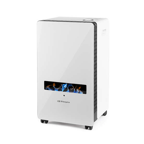 Orbegozo HBF 120 Estufa Llama Azul - Potencia 3800W - Clase Energetica A - Triple Sistema de Seguridad - Transportable y Practic