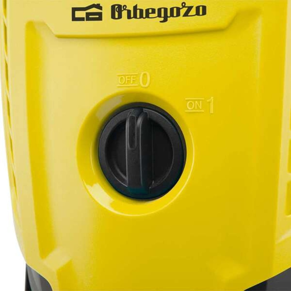 Orbegozo HDL 1400 Hidrolimpiadora Potente y Eficiente - 105 Bares de Presion - Caudal de 330 L/H - Boquilla de Espuma con Deposi (3)