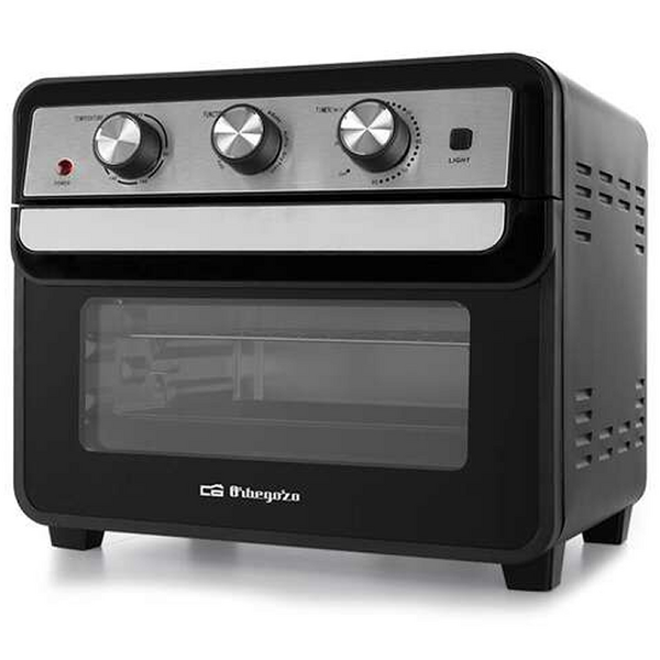 Orbegozo HOF 220 Horno Freidora Multifuncion - Potencia de 1600W en Modo Horno y 1700W en Modo Freidora de Aire - Capacidad de 2