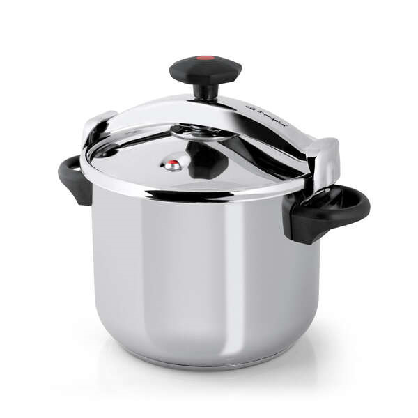 Orbegozo HPL 8070 Olla Clasica a Presion - Capacidad 8 Litros - Triple Seguridad - Regulacion de Presion Interna - Fondo Sandwic