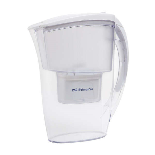 Orbegozo JR 3025 Jarra Purificadora de Agua - Tres Cartuchos Filtrantes - Capacidad Total de 2.4 Litros - Indicador de Vida del