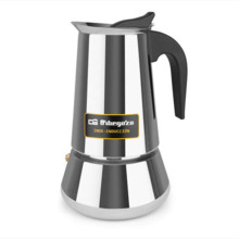 Orbegozo KFI 960 Cafetera de 9 Tazas para Disfrutar en Familia - Maximo Aroma en Cualquier Tipo de Fuego - Asa Ergonomica y Faci