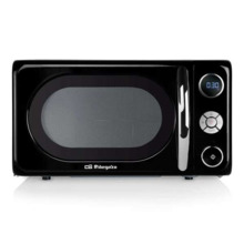 Orbegozo MIG 2044 Microondas con Grill - Potencia 700W, Grill 900W - Capacidad 20L - 10 Niveles de Potencia - Temporizador Digit