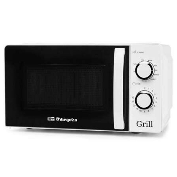 Orbegozo MIG 2130 Microondas Multifuncion - Capacidad 20L - Potencia 700W - Grill 900W - 5 Niveles de Potencia - Funcion Descong