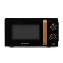 Orbegozo MIG 2140 Microondas Multifuncion - Capacidad 20L - Potencia 700W - Grill 900W - 5 Niveles de Potencia - Funcion Descong