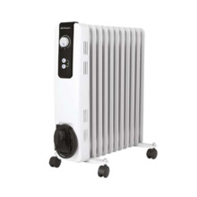 Orbegozo RH-2500 Radiador de Aceite Compacto y Potente - Potencia de 2500W - Elementos de Alta Inercia Termica - Termostato Regu