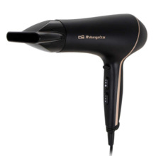 Orbegozo SE 2065 Secador de Pelo Profesional - Tecnologia y Confort para un Resultado Impecable - 3 Niveles de Temperatura y 2 V