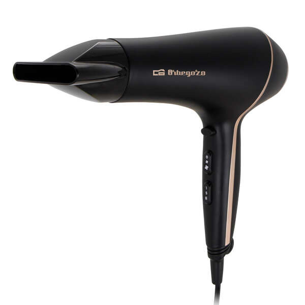 Orbegozo SE 2065 Secador de Pelo Profesional - Tecnologia y Confort para un Resultado Impecable - 3 Niveles de Temperatura y 2 V