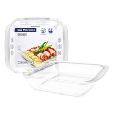 Orbegozo Serie BNC Bandejas de Vidrio - Versatilidad en tu Cocina - Resistencia y Durabilidad Unicas - Capacidadad 1.8L - Apto p