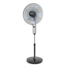 Orbegozo SF 1046 Ventilador de Pie - Temporizador hasta 1 Hora - Altura Regulable hasta 150cm - Potencia de 80W - 5 Aspas y 3 Ve