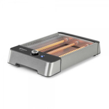 Orbegozo TO 2030 Tostadora Horizontal de Acero Inoxidable 600W -  6 Posiciones de Tueste - Para Cualquier tipo de Pan - Bandeja