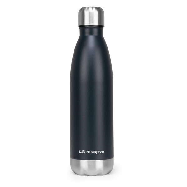Orbegozo TRL 1010 Botella Termo - Conserva Liquidos Frios y Calientes por Horas - Acero Inoxidable - Tapon Hermetico - Libre de