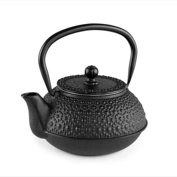 Orbegozo TTH-500 Tetera Tetsubin Hierro Fundido - Diseño Tradicional Japones - Capacidad 500ml - Interior Esmaltado - Filtro de