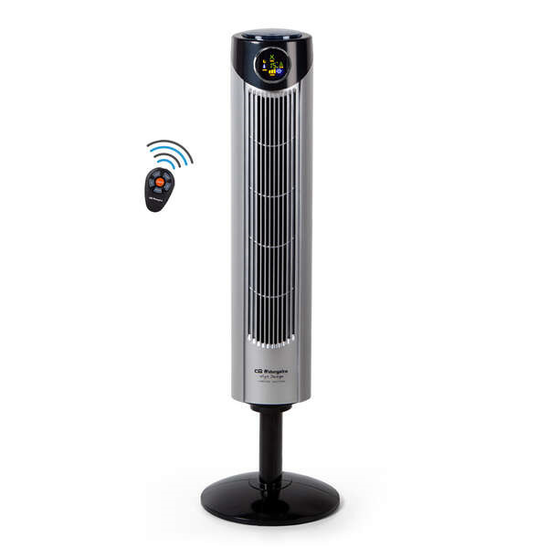 Orbegozo TWM 1015 Ventilador de Torre Ionico Oscilante - Potente Caudal de Aire - Display Digital - Mando a Distancia - Practico