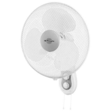 Orbegozo WF 0139 Ventilador de Pared Eficiente y Seguro - Aspas de 40cm - 3 Velocidades - Cabezal Multi Orientable - Rejilla de