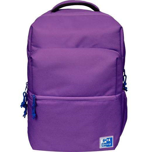 Oxford B-Ready Mochila 28L - TamaÃ±o 42x30x15cm - Bolsillo acolchado - Asa Superior - Poliester Reciclado RPET - Color Lila