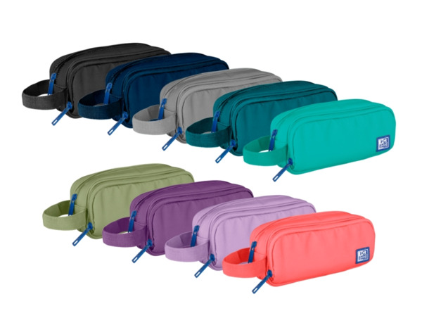 Oxford B-Smart Estuche de Lapices - Fabricado con Poliester Reciclado RPET - Resistente y Ecologico - Ideal para Organizar tus U