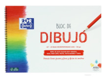 Oxford Dibujo Escolar Bloc Espiral A3+ - Tapa Blanda/Contratapa Rigida - 20 Hojas 130gr Liso