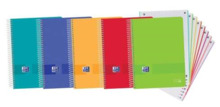Oxford Europeanbook 8 Live & Go Pack de 5 Cuadernos Espiral Formato A4+ Cuadriculado 5x5mm - 160 Hojas Microperforadas con 4 Tal