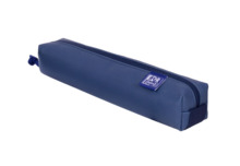 Oxford Kangoo & You Estuche Cuadrado PequeÃ±o - Fabricados en Napa - Goma Elastica para unirlo al Cuaderno - Color Azul