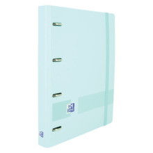 Oxford Live & Go A4+ Polyfoam Europeanbinder - Lomo de 45mm - Anillas de 4Dx35mm - Incluye Recambio 5x5 - Color Azul Pastel