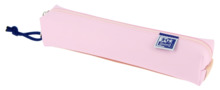 Oxford Live & Go Estuche Cuadrado PequeÃ±o - Material Acolchado - Goma Elastica para unirlo al Cuaderno - Color Rosa