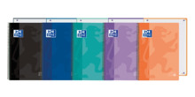Oxford School Classic Europeanbook 1 Cuaderno A4+ 80 Hojas Microperforadas Cuadricula 5x5mm - Tapa de Plastico Translucido - Col