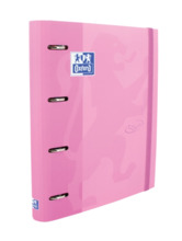 Oxford Touch A4+ Europeanbinder - Tapa Extradura Resistente - Lomo de 45mm - Anillas 4Dx35mm - Recambio 5x5 Incluido - Color Fuc