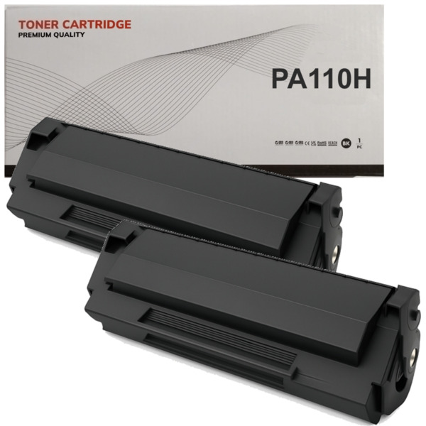 PA110H pack 2 cartuchos de toner negro compatible con Pantum PA-110H