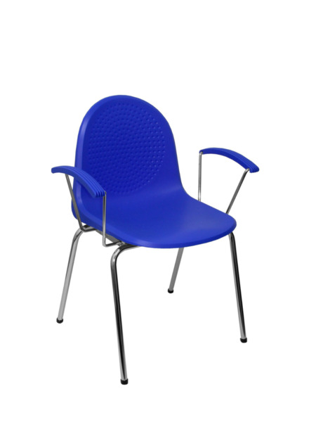 Pack 4 sillas Ves plástico azul (1)