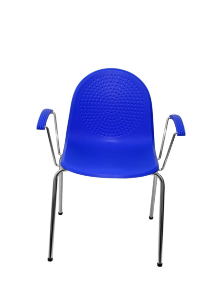 Pack 4 sillas Ves plástico azul (2)