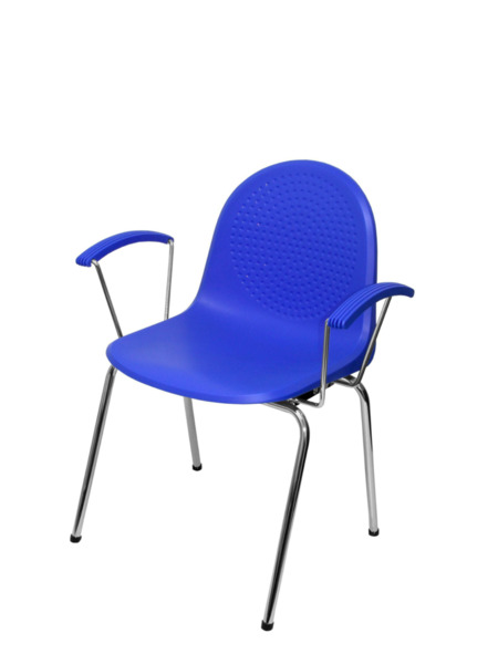 Pack 4 sillas Ves plástico azul (3)