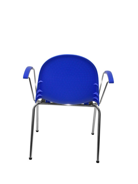 Pack 4 sillas Ves plástico azul (6)