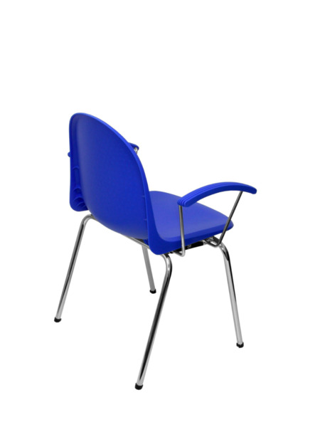 Pack 4 sillas Ves plástico azul (7)