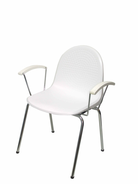 Pack 4 sillas Ves plástico blanco (3)