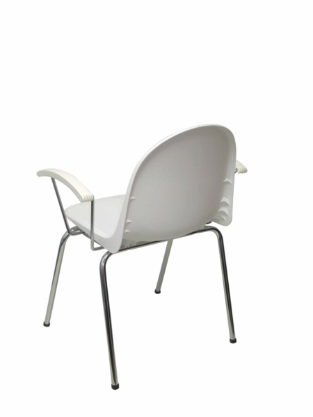 Pack 4 sillas Ves plástico blanco (5)