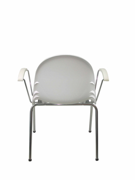 Pack 4 sillas Ves plástico blanco (6)