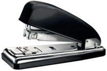 Petrus 226 WOW Grapadora Metalica + Caja de 200 Grapas - Hasta 30 Hojas - Grapado Cerrado, Abierto y Clavado - Color Negro Metal