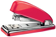 Petrus 226 WOW Grapadora Metalica + Caja de 200 Grapas - Hasta 30 Hojas - Grapado Cerrado, Abierto y Clavado - Color Rojo Metali