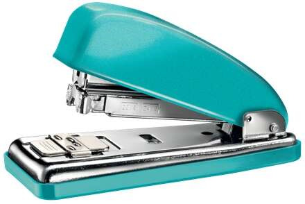 Petrus 226 WOW Grapadora Metalica + Caja de 200 Grapas - Hasta 30 Hojas - Grapado Cerrado, Abierto y Clavado - Color Turquesa Me