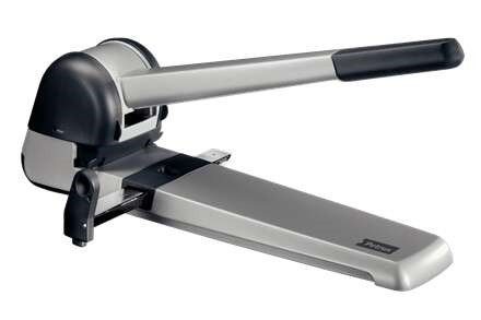 Petrus 582 Super Taladro Perforador para Gruesos - Perfora hasta 250 Hojas - Palanca Larga para Minimo Esfuerzo - Punzones de 6m