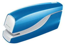 Petrus WOW E-310 Contactless Grapadora Electrica - Hasta 10 Hojas - Grapado Cerrado - Utiliza Grapas Petrus NÂº10 - Color Azul